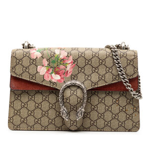 Pre-Loved Gucci Small GG Supreme Blooms Dionysus Shoulder Bag